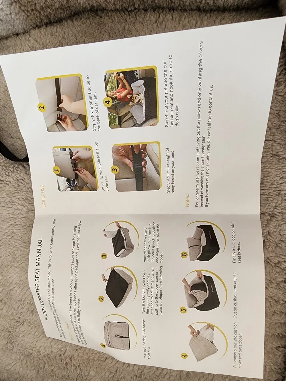 Burgeon Nest Dog Car Seat